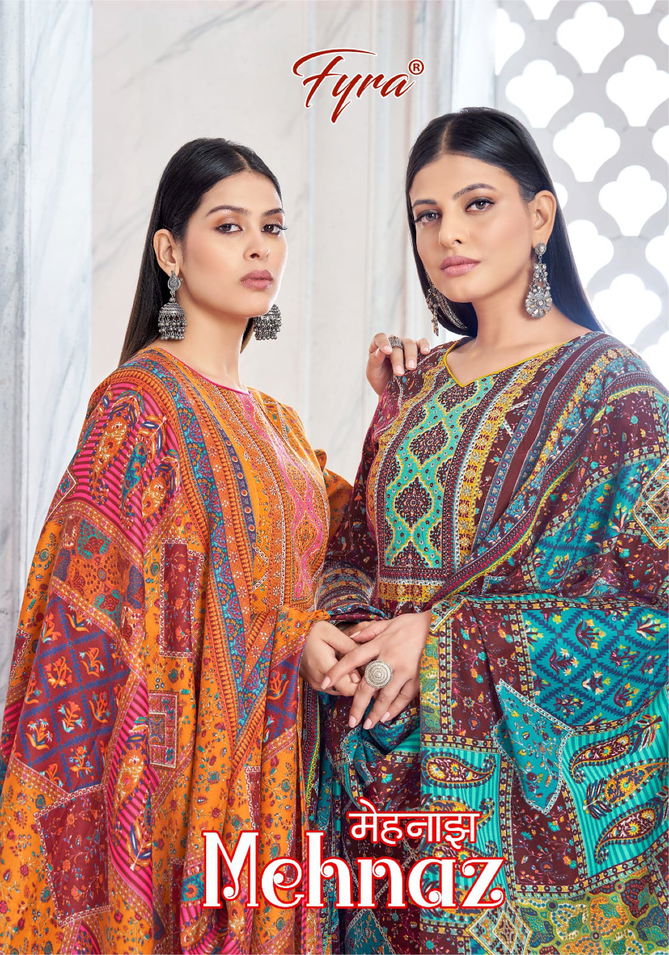 Mehnaz By Alok Suit Pashmina Dress Material Catalog